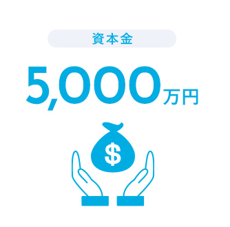 資本金 5000万